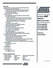 DataSheet ATxmega128A4 pdf